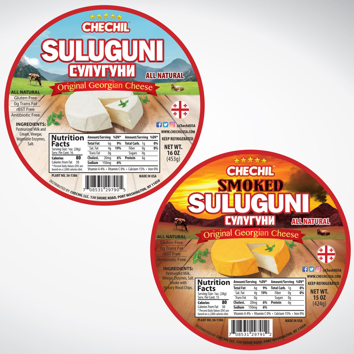 Chechil Suluguni Labels