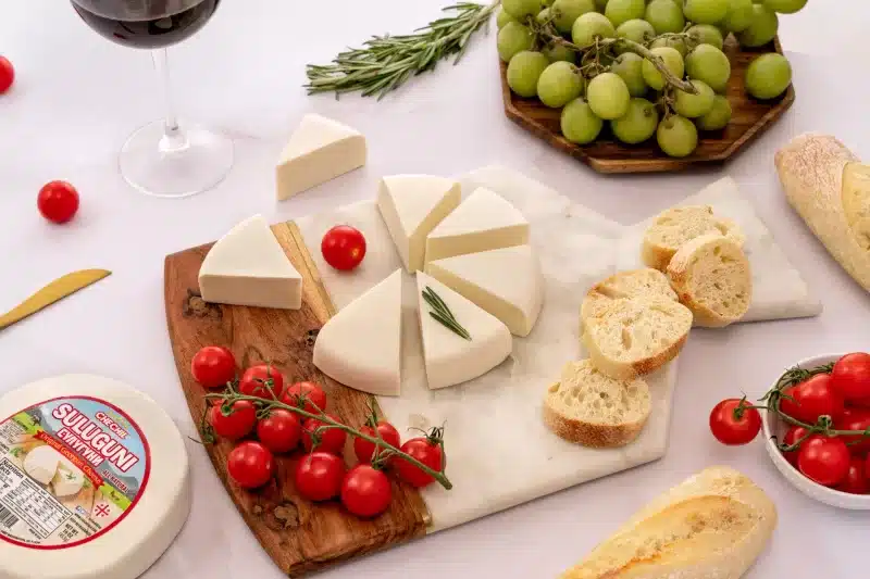 Chechil Plain Suluguni Table Cheese – the ultimate table cheese, creamy, mild, and versatile.
