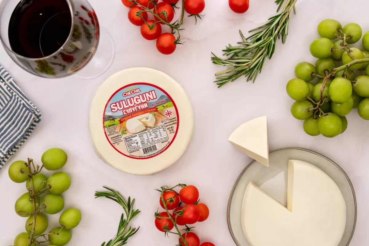 Chechil Plain Suluguni Table Cheese – The Ultimate Table Cheese, Creamy, Mild, And Versatile.