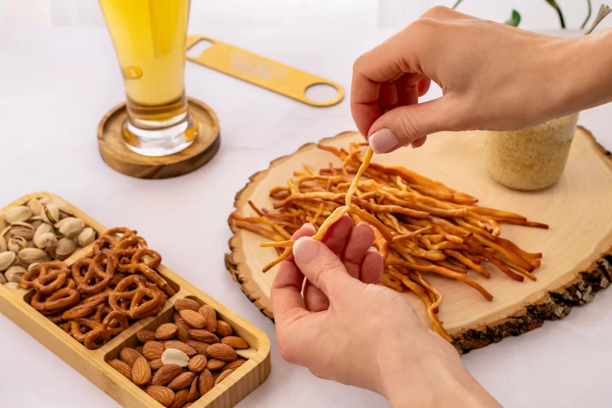 Chechil Cheese Jerky Sticks – The Ultimate Beer And Cheese Pairing In A Bold, Smoky Snack Stick.