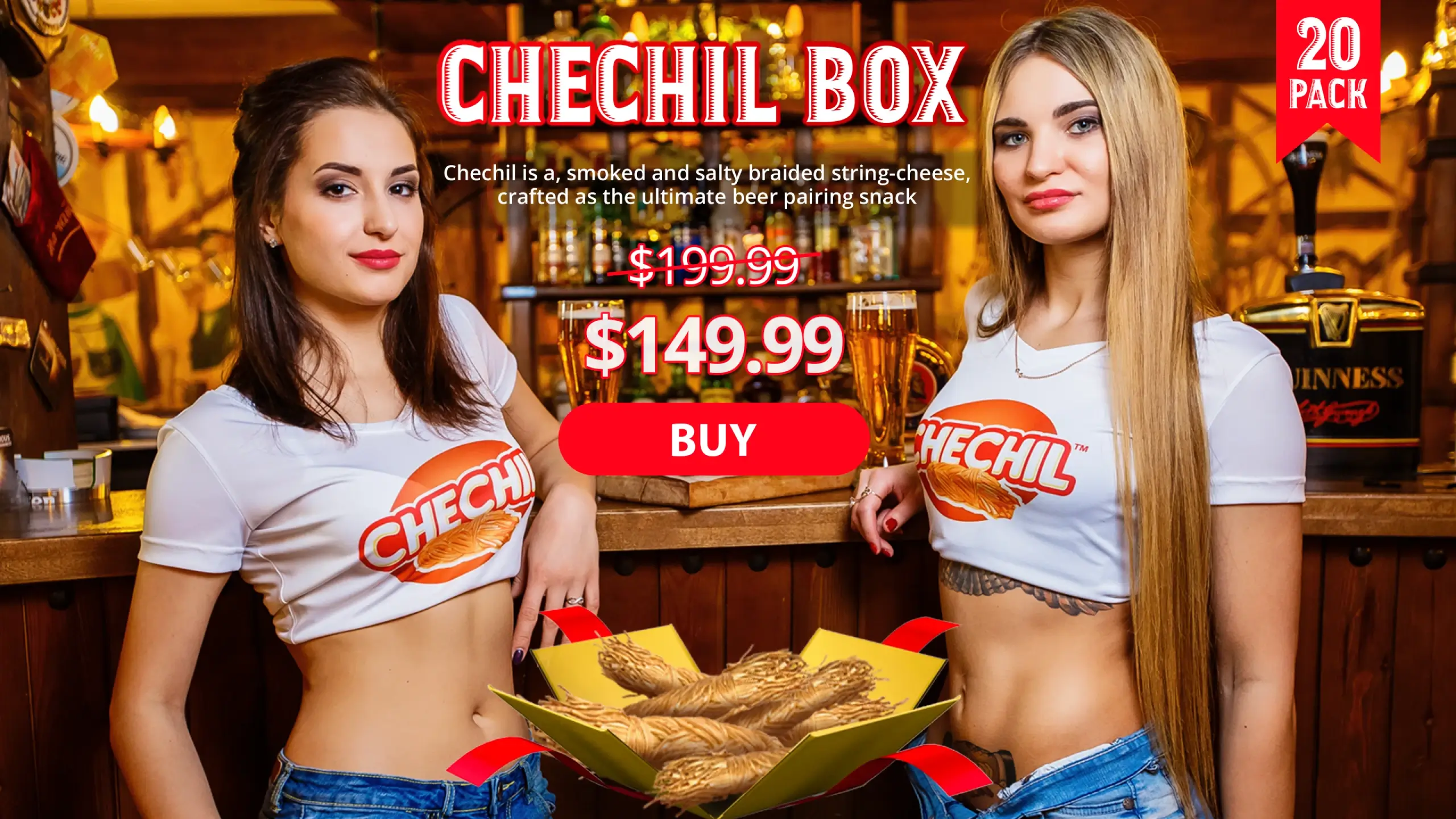 Chechil Smoked Braided String Cheese – Gift Box 4 Pack