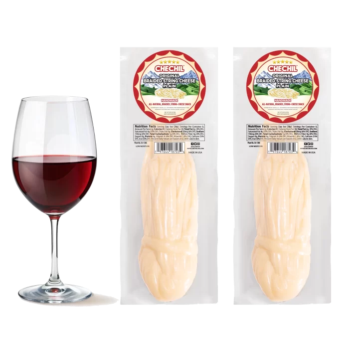 Chechil Plain Braided String-Cheese Wine Snack 2 Pack Main Product Photo