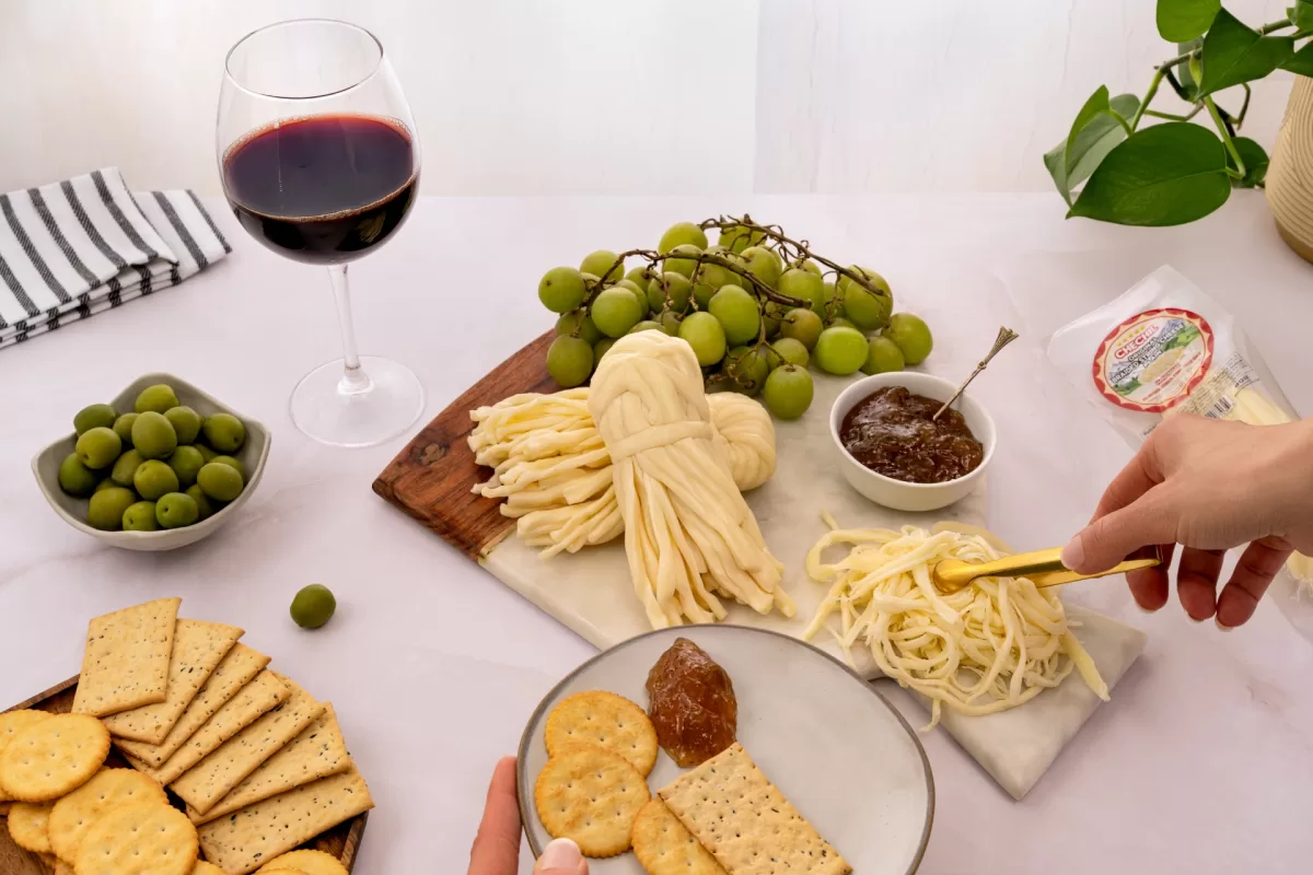 Chechil Plain Braided String-Cheese – The Ultimate Wine And Cheese Pairing, Mild, Savory, And All-Natural.