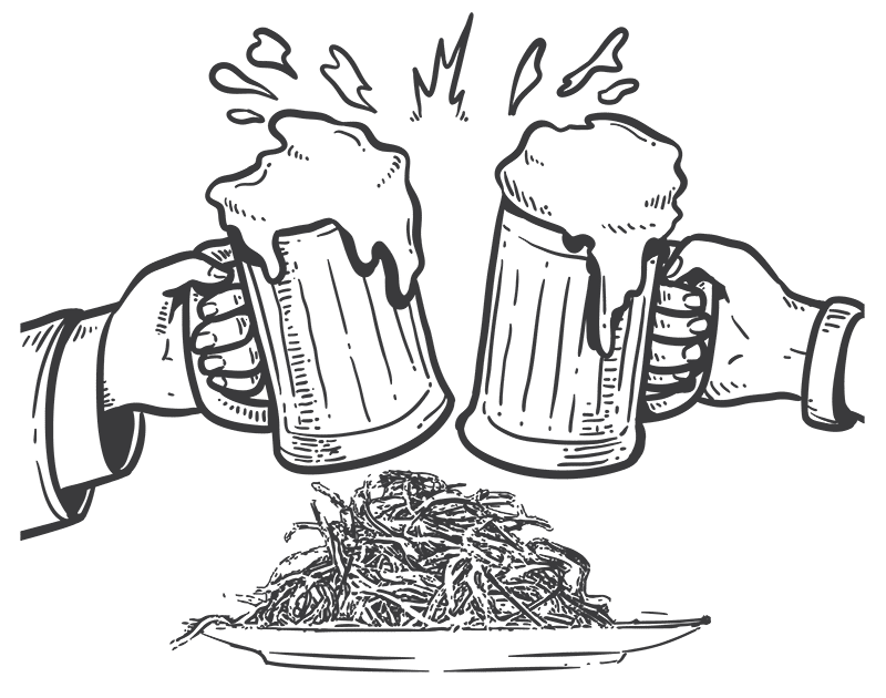 Enjoy Chechil With Beer Wine And Charcuterie