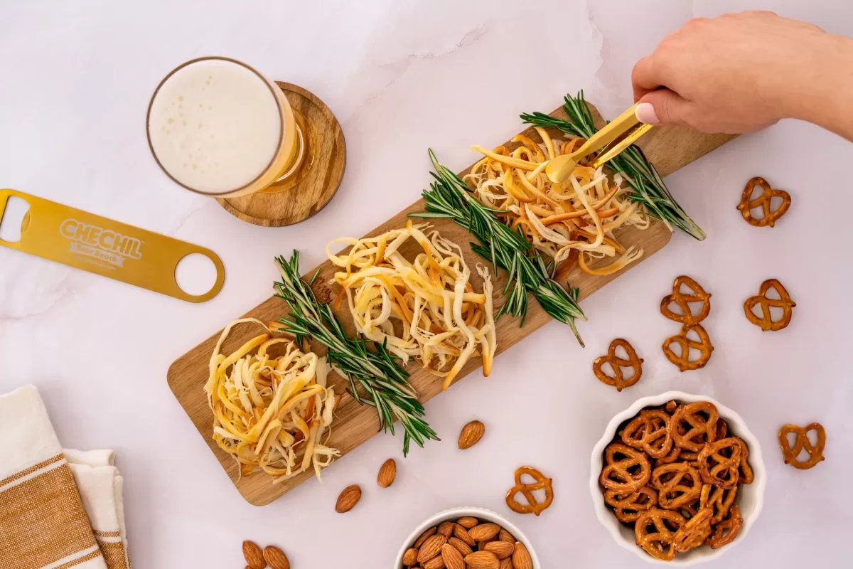 Chechil Smoked Braided String-Cheese – The Ultimate Beer And Cheese Pairing, Hand-Braided And Lightly Smoked.