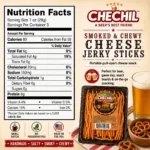 Chechil Smoked &Amp; Chewy Cheese Jerky Sticks 8 Chechil-Smoked-Cheese-Jerky-Sticks-Nutrition-Facts